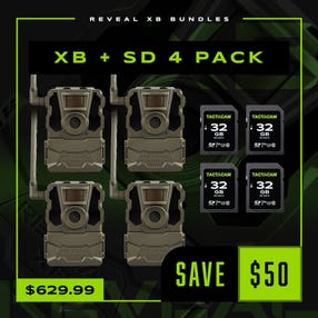 REVEAL XB + 32GB SD Card 4 Pack